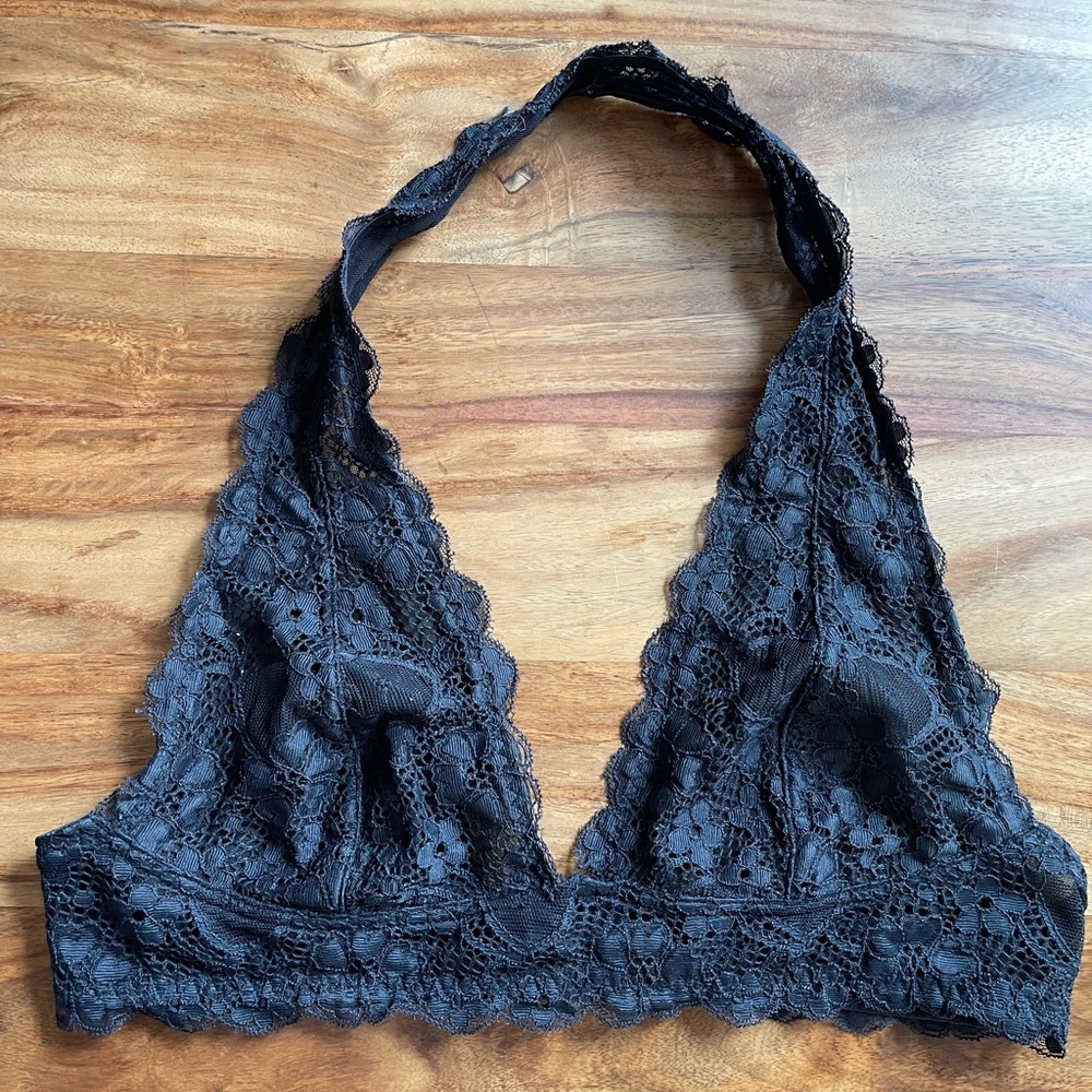 Free people black bralette